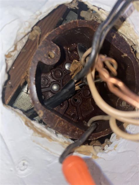 how to remove old ceiling electrical box|removing old ceiling light box.